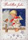 ENGEL WEIHNACHTSFERIEN Feiern & Feste Vintage Ansichtskarte Postkarte CPSM #PAJ251.A - Engel