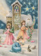 ENGEL WEIHNACHTSFERIEN Feiern & Feste Vintage Ansichtskarte Postkarte CPSM #PAG982.A - Anges