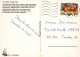 SANTA CLAUS Happy New Year Christmas GNOME Vintage Postcard CPSM #PAY459.A - Santa Claus