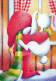 PÈRE NOËL Bonne Année Noël GNOME Vintage Carte Postale CPSM #PAY182.A - Santa Claus