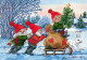 PÈRE NOËL Bonne Année Noël GNOME Vintage Carte Postale CPSM #PAW886.A - Santa Claus