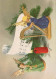 ENGEL Neujahr Weihnachten Vintage Ansichtskarte Postkarte CPSM #PAS763.A - Anges