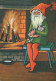 PAPÁ NOEL Feliz Año Navidad Vintage Tarjeta Postal CPSM #PBL279.A - Santa Claus