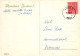 PAPÁ NOEL Feliz Año Navidad Vintage Tarjeta Postal CPSM #PBL279.A - Santa Claus