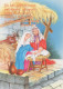 Virgen Mary Madonna Baby JESUS Christmas Religion Vintage Postcard CPSM #PBB867.A - Virgen Mary & Madonnas