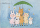 PIGS Animals Vintage Postcard CPSM #PBR739.A - Pigs