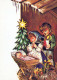 JESUS CHRISTUS Jesuskind Weihnachten Religion Vintage Ansichtskarte Postkarte CPSM #PBP741.A - Jesus
