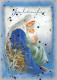 Virgen Mary Madonna Baby JESUS Christmas Religion Vintage Postcard CPSM #PBP702.A - Jungfräuliche Marie Und Madona