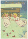 ANGE Noël Vintage Carte Postale CPSM #PBP460.A - Anges