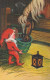 PÈRE NOËL Bonne Année Noël GNOME Vintage Carte Postale CPSMPF #PKD873.A - Santa Claus