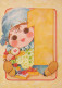 HAPPY BIRTHDAY 1 Year Old GIRL Children Vintage Postcard CPSM Unposted #PBU112.A - Anniversaire