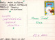 BUON COMPLEANNO 4 Años RAGAZZA BAMBINO Vintage Postal CPSM #PBT748.A - Birthday