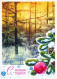 Buon Anno Natale Vintage Cartolina CPSM URSS #PAU338.A - Neujahr