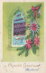 Bonne Année Noël Vintage Carte Postale CPSMPF #PKG247.A - Neujahr