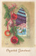 Neujahr Weihnachten Vintage Ansichtskarte Postkarte CPSMPF #PKG248.A - Neujahr