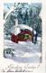 Neujahr Weihnachten Vintage Ansichtskarte Postkarte CPSMPF #PKG243.A - Neujahr