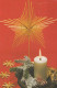 Feliz Año Navidad VELA Vintage Tarjeta Postal CPSMPF #PKG135.A - Neujahr