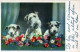 PERRO Animales Vintage Tarjeta Postal CPA #PKE797.A - Perros