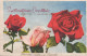 FLORES Vintage Tarjeta Postal CPA #PKE627.A - Flowers