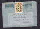NEPAL - Aerogramme Sent From Nepal To India, Additional Franking With One Stamp / 2 Scans - Népal