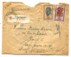 Congo Butembo  C.O.B. 291+292 Sur Lettre Recom. Type 2Ad/R-O/B (pte Griffe Maj) Dent. 11 Vers Paris Via Irumu 21/02/1951 - Covers & Documents