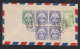 BURMA - Envelope Sent Via Air Mail From Rangoon To USA 1949, Nice Mass Franking On The Back / 2 Scans - Altri - Asia