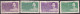 China PRC 1951 Anniversary Of Lu Xun’s Death Mi 127-8 Type I And II MNH-MH - Ongebruikt