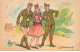 MILITAIRES #DC51502 SOLDATS AMERICAINS EN COMPAGNIE D UNE FEMME SANDWICH - Uniforms