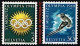 Schweiz Suisse 1948: Winterolympiade D'hiver ST.MORITZ Zu WIII 25x+28x Mi 492y+495y Yv 449+452 ** MNH (Zu CHF 30.50) - Variétés