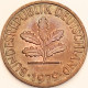 Germany Federal Republic - Pfennig 1979 D, KM# 105 (#4478) - 1 Pfennig