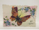 PAPILLON #FG54698 AJOUTIS CELLULOID PEINT A LA MAIN - Schmetterlinge