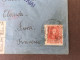 Delcampe - Enveloppe Timbrée / Censure Militaire / Iviva Espana / Espagne / 1938 - Brieven En Documenten