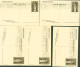 5 Cartes Postales Entiers Memorial Américain De Montfaucon Helio Aulard Paris Dont 1 Avec Variété Sans Le 2 - Standard Postcards & Stamped On Demand (before 1995)