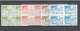 PREOBLITERE - Monuments Historiques  - 16 Blocs De 4 Timbres Neufs Sans Trace De Charnière  - Yvert 162 à 177 - 1964-1988