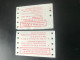 Old 3 Indian Northern And Central Railway Happy Journey Tickets See Photos - Eisenbahnverkehr