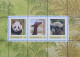 413  Zoo: Booklet Of "Personalized" Stamps. Panda Giraffe Frog Flamingo Polar Bear - Carnet Girafe Rainette Flamant Ours - Other & Unclassified