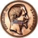 France, Médaille, Napoleon III Reçoit La Reine D'Angleterre à Boulogne, 1855 - Autres & Non Classés