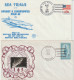 16027 PORTE AVIONS US - AIRCRAFT CARRIER - 5 Enveloppes - Poste Navale