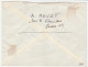 Lettre Avec Mixte Timbre Postal Et Timbre Fiscal (20f Lettre 20g), Total 21f Donc Pour Tromper La Poste, 1958 - Lettres & Documents