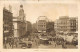 54969. Postal MADRID 1943. Vista Animada Puerta Del Sol Y Tranvias - Storia Postale