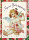 ENGEL WEIHNACHTSFERIEN Feiern & Feste Vintage Ansichtskarte Postkarte CPSM #PAJ155.DE - Angels