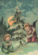 ANGEL CHRISTMAS Holidays Vintage Postcard CPSM #PAH332.GB - Angels