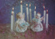 ANGEL CHRISTMAS Holidays Vintage Postcard CPSM #PAH016.GB - Angeles