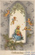 ANGEL CHRISTMAS Holidays Vintage Postcard CPSMPF #PAG765.GB - Angeles