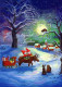 Buon Anno Natale GNOME Vintage Cartolina CPSM #PAU620.IT - Neujahr