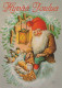 BABBO NATALE Natale Vintage Cartolina CPSM #PAK936.IT - Santa Claus
