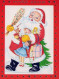 BABBO NATALE Natale Vintage Cartolina CPSM #PAJ683.IT - Santa Claus