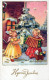 ANGELO Buon Anno Natale Vintage Cartolina CPSMPF #PAG707.IT - Anges