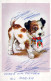 PERRO Vintage Tarjeta Postal CPSMPF #PKG924.ES - Chiens