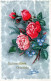 FLORES Vintage Tarjeta Postal CPA #PKE509.ES - Flowers